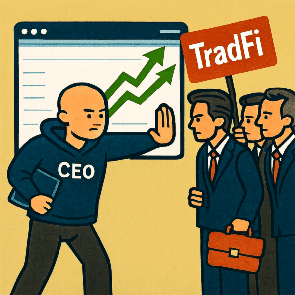 Coinbase Rallies 6.85% As CEO Warns Senate: Don’t Kill Crypto To Save Banks