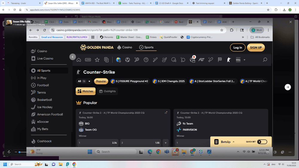 CS2 esports betting bonuses