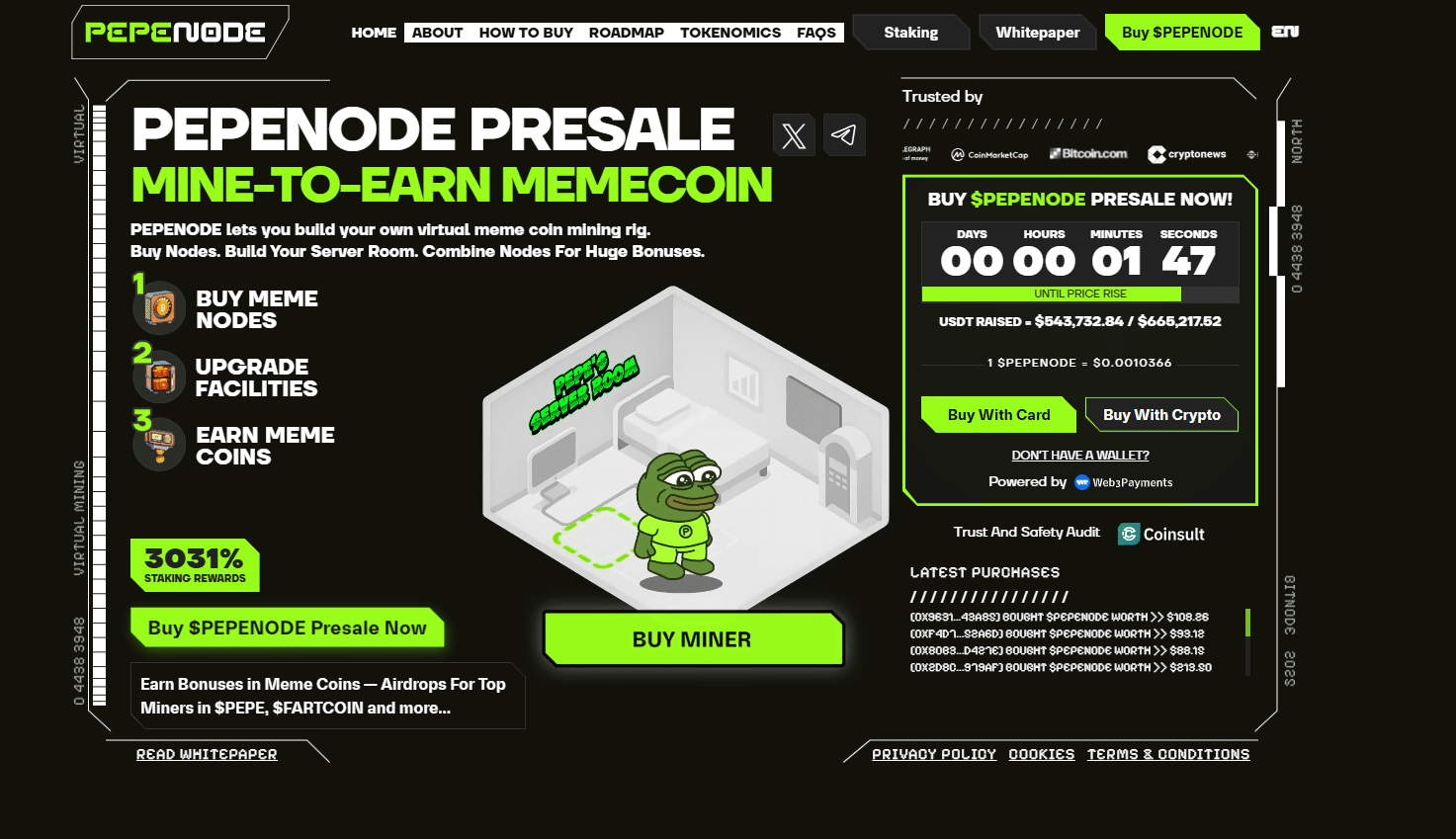 NMR Crypto Up 70% as Numerai Builds, PepeNode Raises $543K