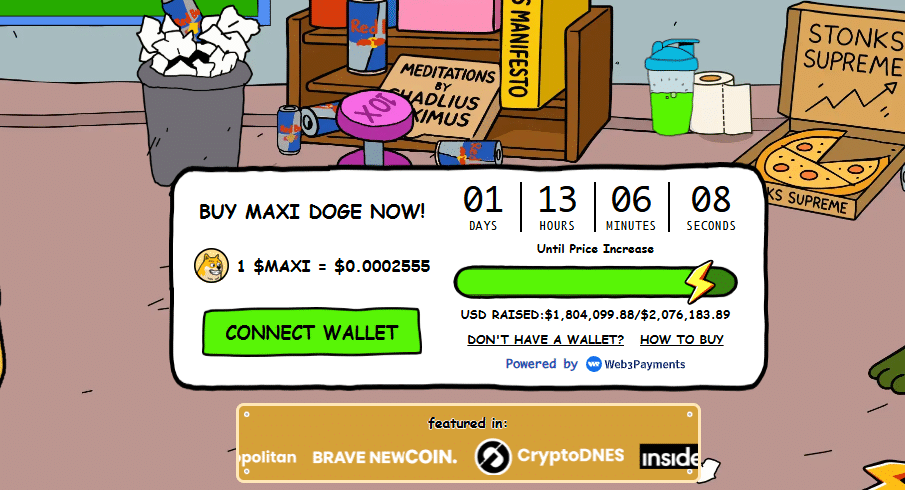 Sonic price is steady above $0.30, but S crypto analysts are bullish, expecting S USD to soar above $0.35. Maxi Doge presale raises over $1.8M