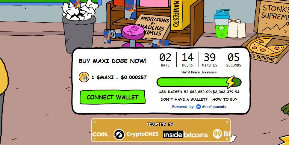 As Dogecoin ticks higher, Maxi Doge is emerging as the best crypto to buy now. DOGE USD may lift MAXI prices