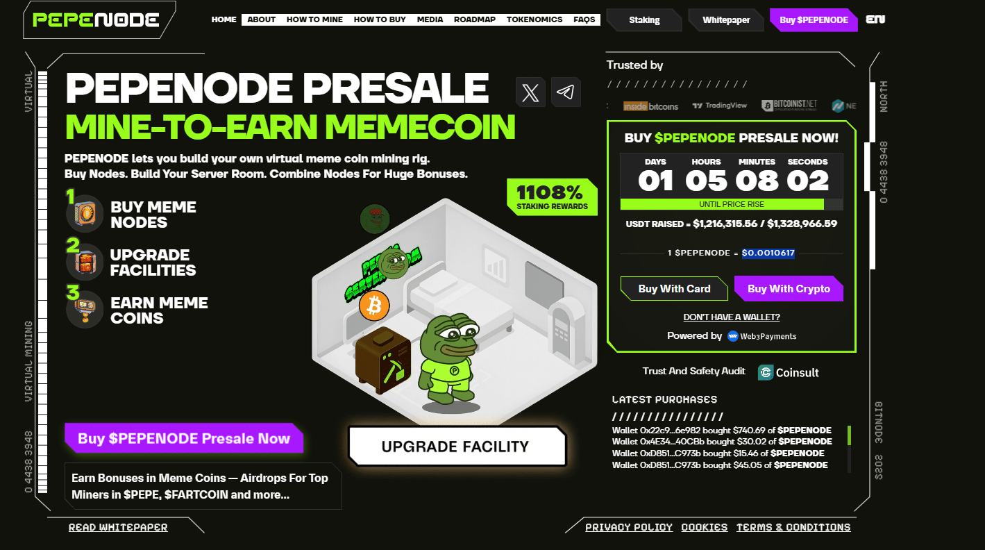 MYX Finance is in focus, and MYX USD is likely to break $20. How far will the MYX price rise in September? PepeNode presale raises over $1.3M