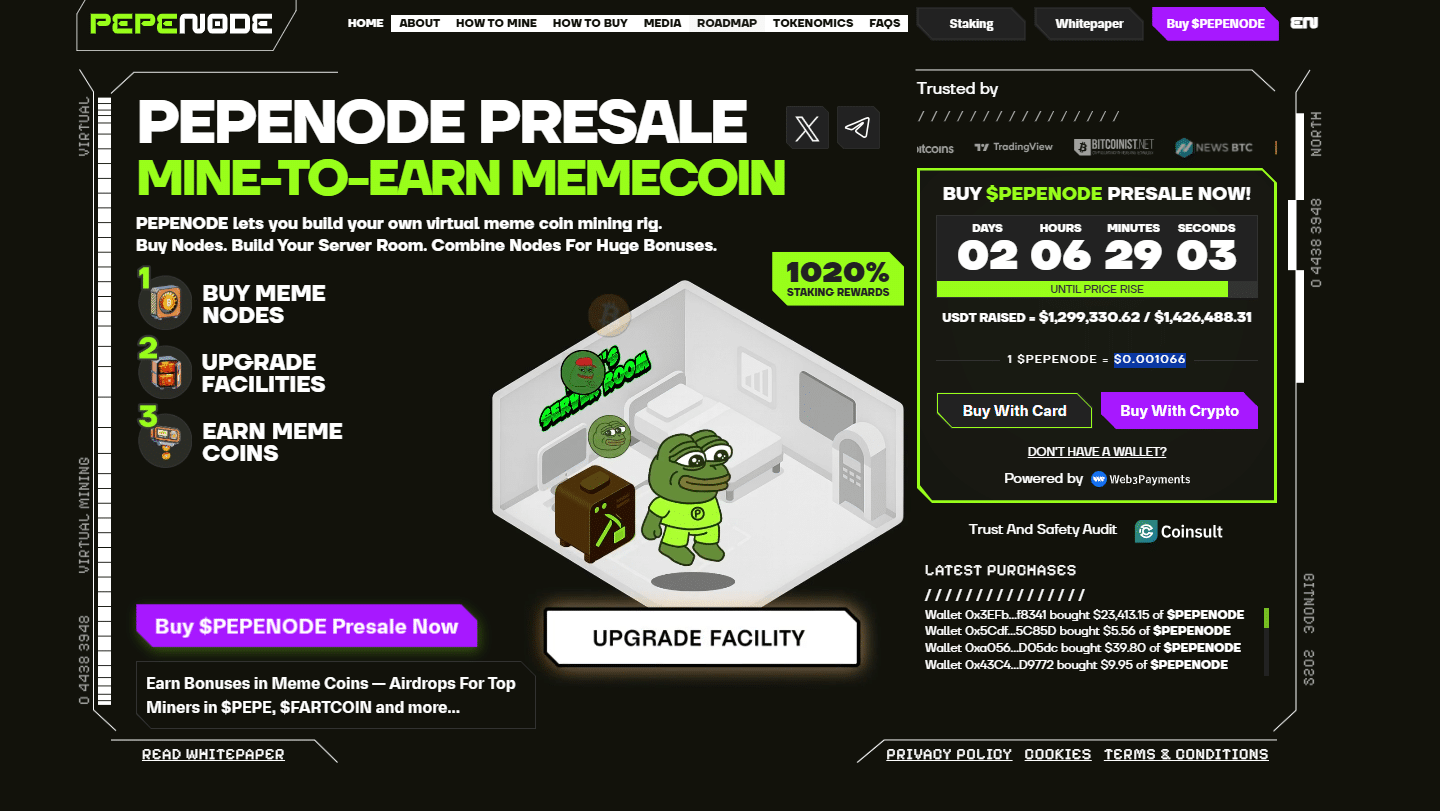 ASTER, SUN Crypto Surge, PepeNode Next Crypto To Explode?