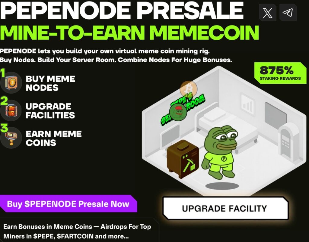 2025 Might Be the Year of Solo Miners: But PepeNode Says Virtual Mining Is  Next as Presale Hits $1.5M - 99Bitcoins
