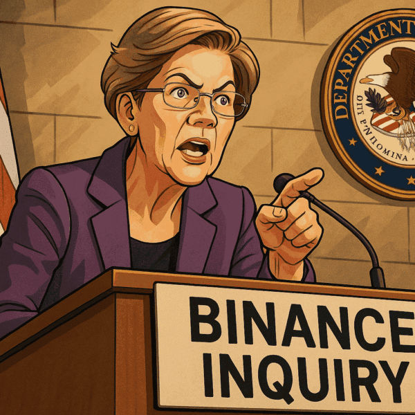 Warren Wants Answers From DOJ on Binance Deal