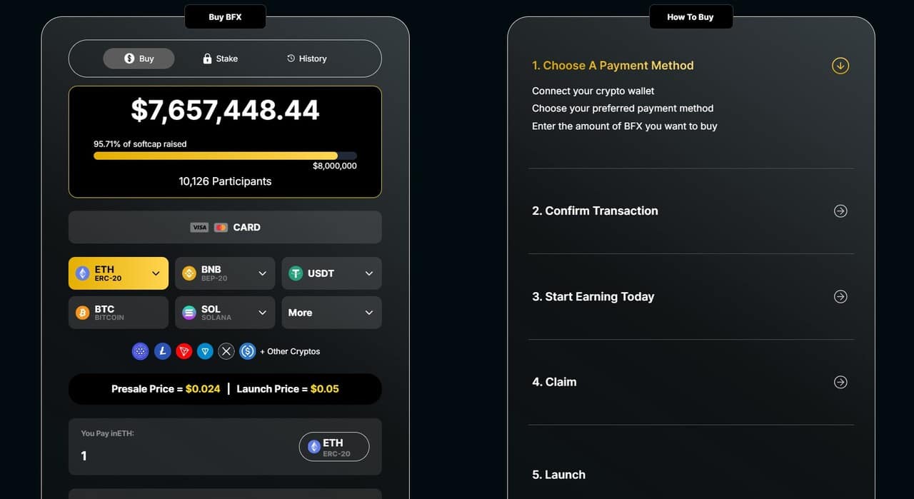 bfx presale