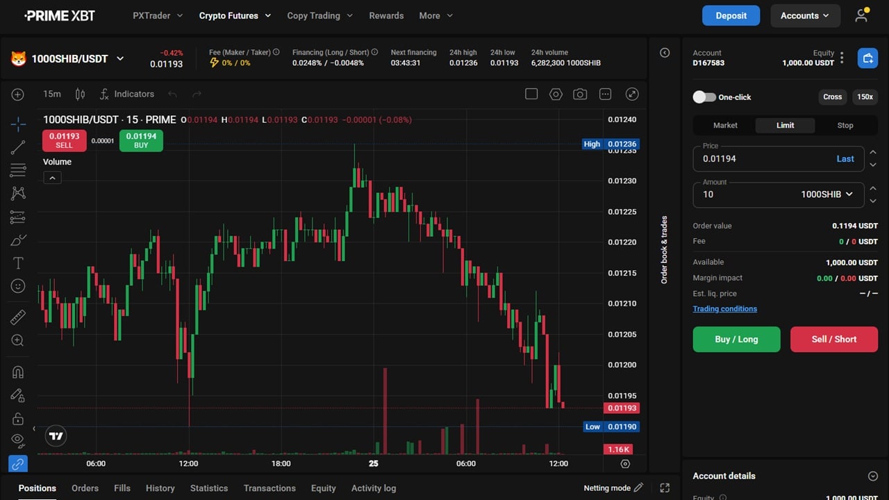 PrimeXBT Launches 0-Fee Trading on WLFI, XTZ, CRV, and 1000SHIB With Up to  150x Leverage - 99Bitcoins