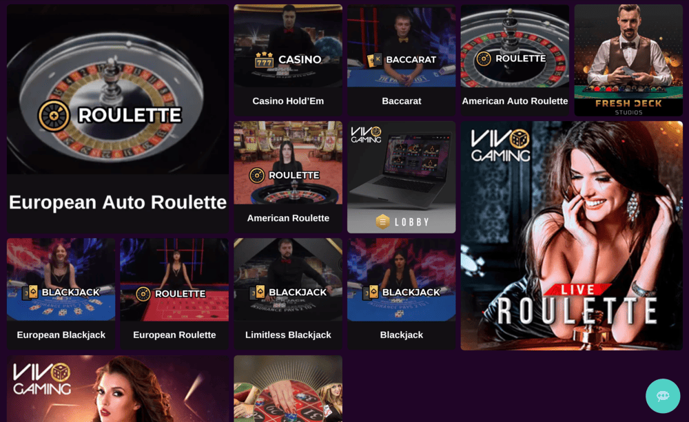 Avantgarde Casino Live Dealer Games