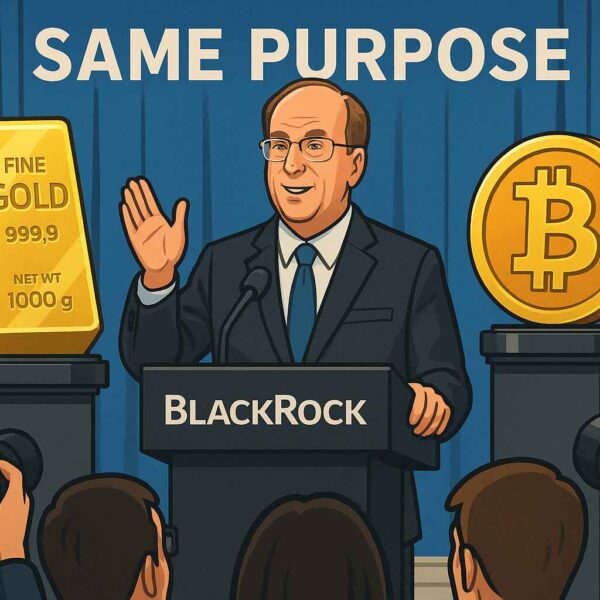 BlackRock CEO Larry Fink Now Believes Bitcoin “Serves Same Purpose as Gold”