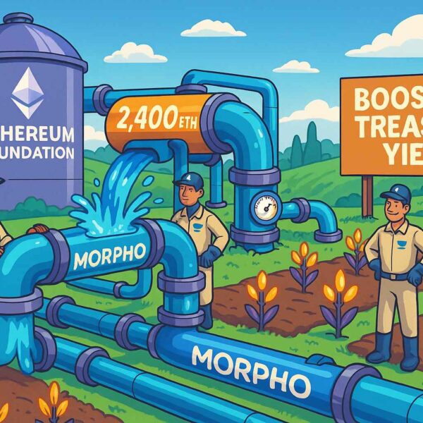 Ethereum Foundation Deploys 2,400 ETH in Morpho to Boost Treasury Yield