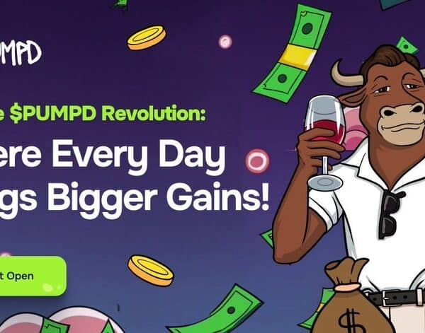 Pumpd Meme Coin Pumps Every Time BTC Gains 1%: Daily Presale Rewards for Early Adopters