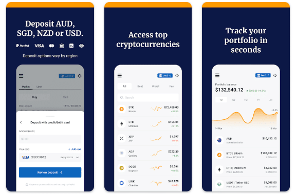Independent Reserve Android app