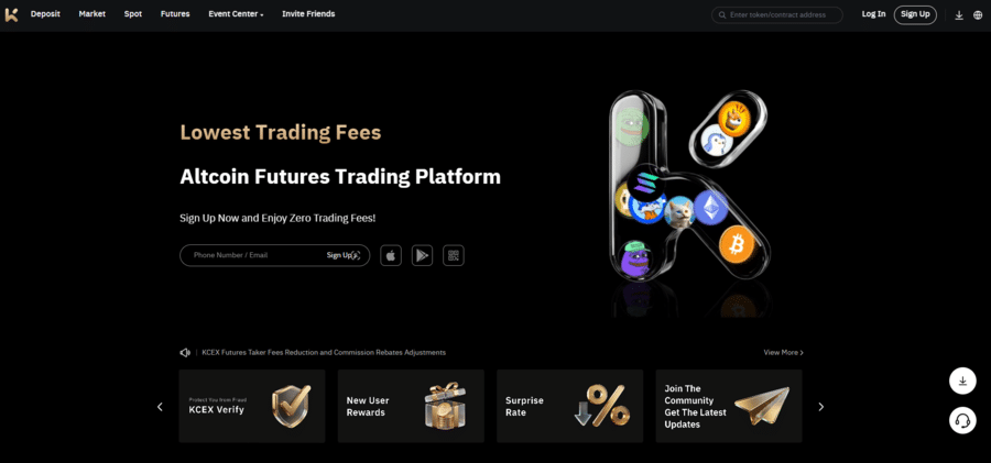 KCEX homepage