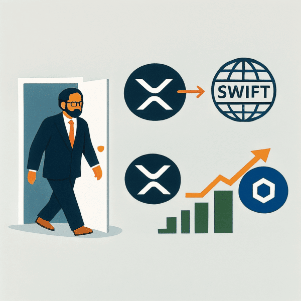 Ripple Update: CTO Steps Down As XRP Gains SWIFT Access And Outpaces LINK