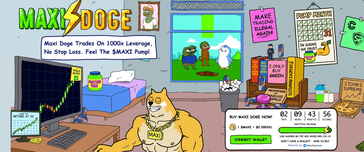 Maxi Doge Homepage