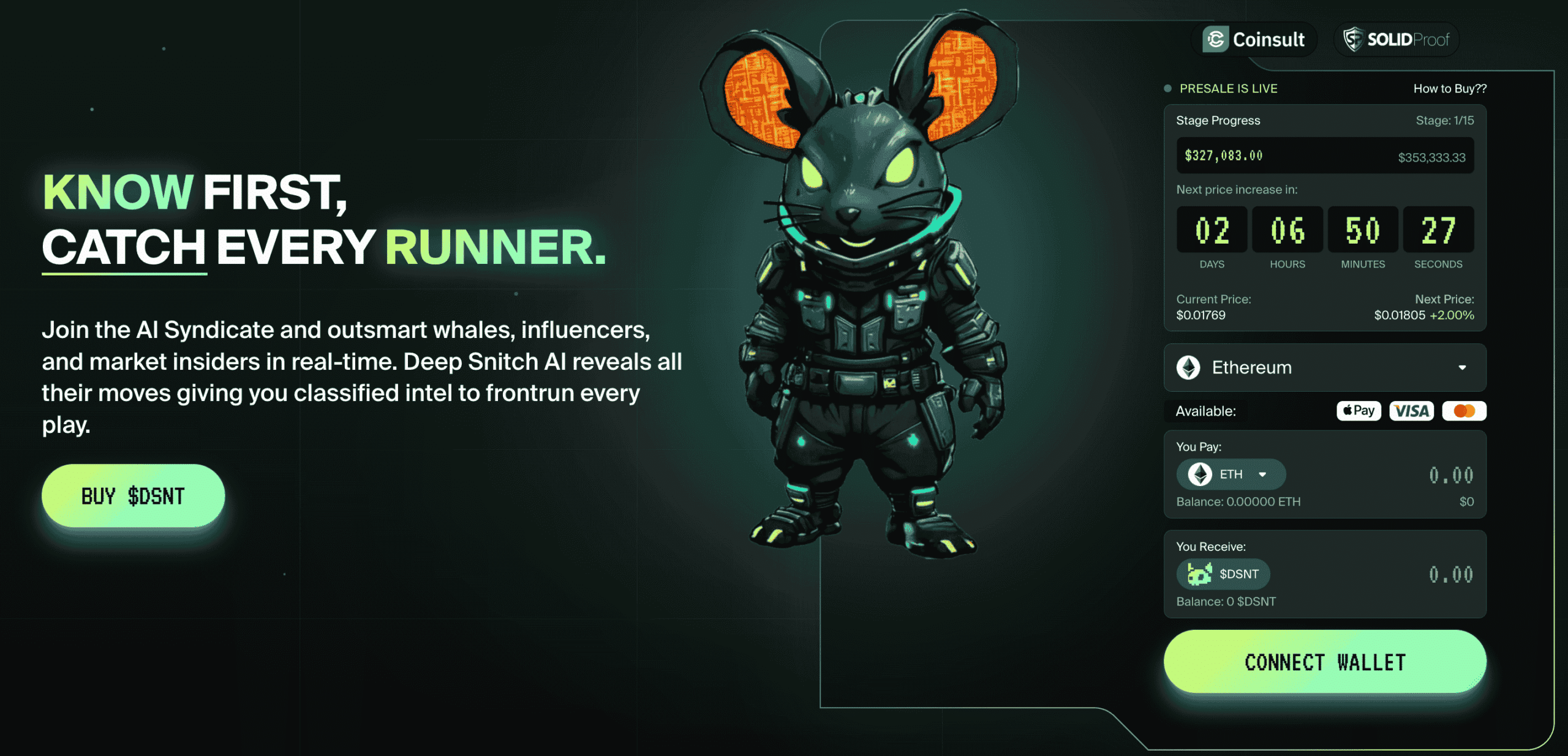 DeepSnitch AI (DSNT) Price Prediction 2026, 2026, 2030 - 99Bitcoins