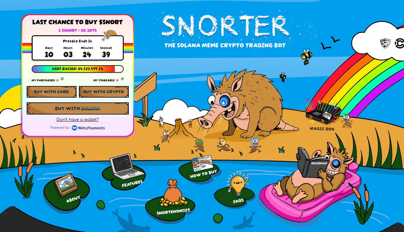 Dash pay is making a comeback. DASH USDT is up +96% in one month. Snorter is one of the best crypto presales in October, raising over $4.5M