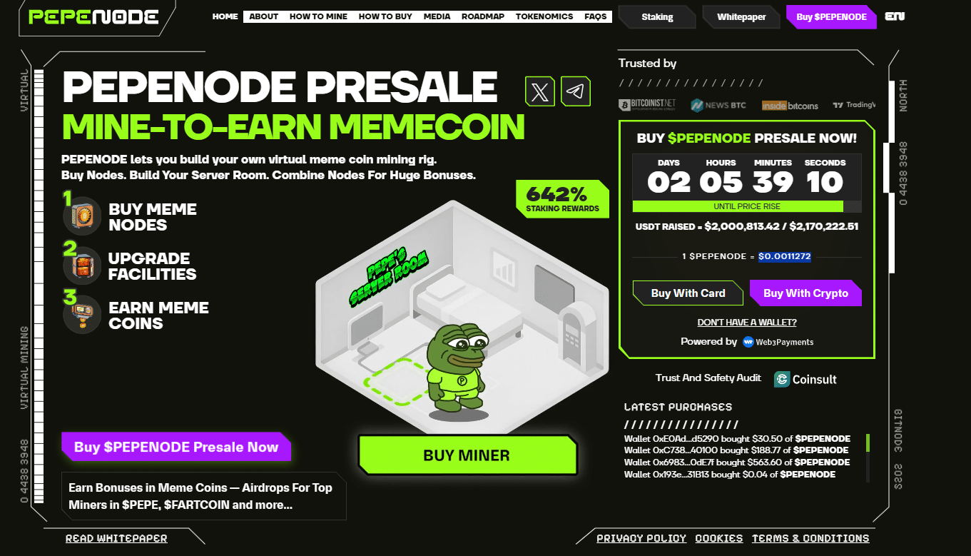 Riot Platforms Record Revenue, Best Crypto To Buy PepeNode?