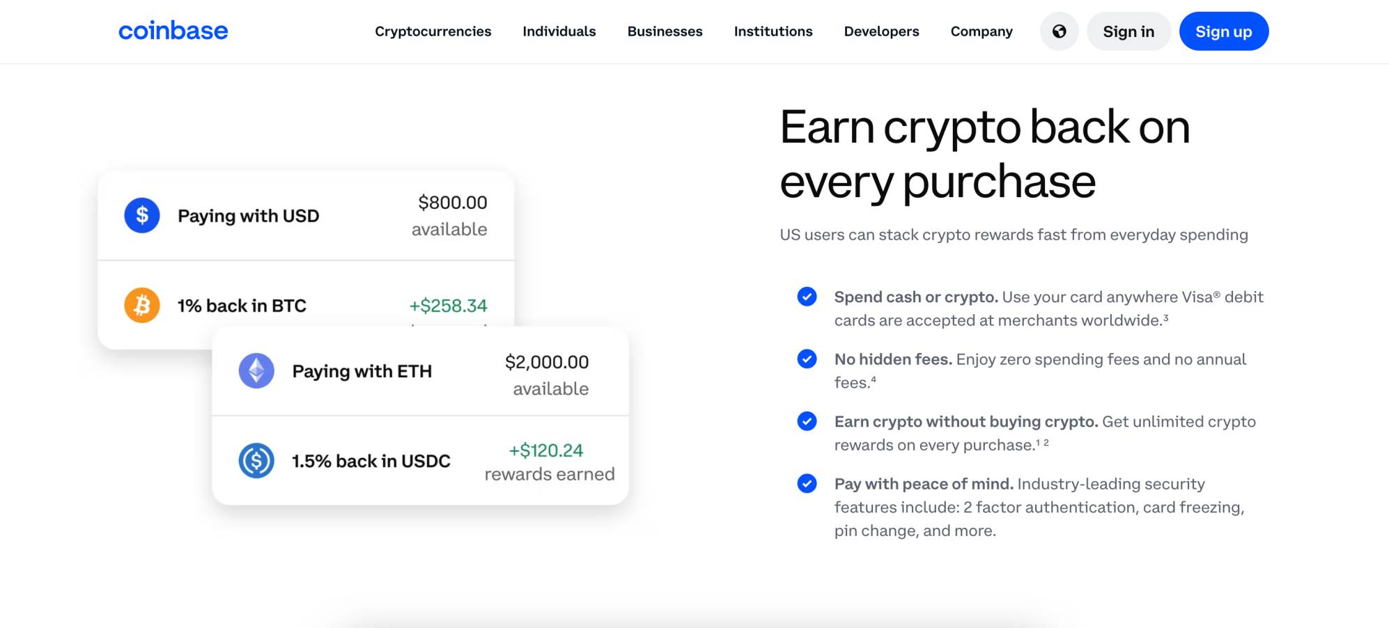 Coinbase debit card review