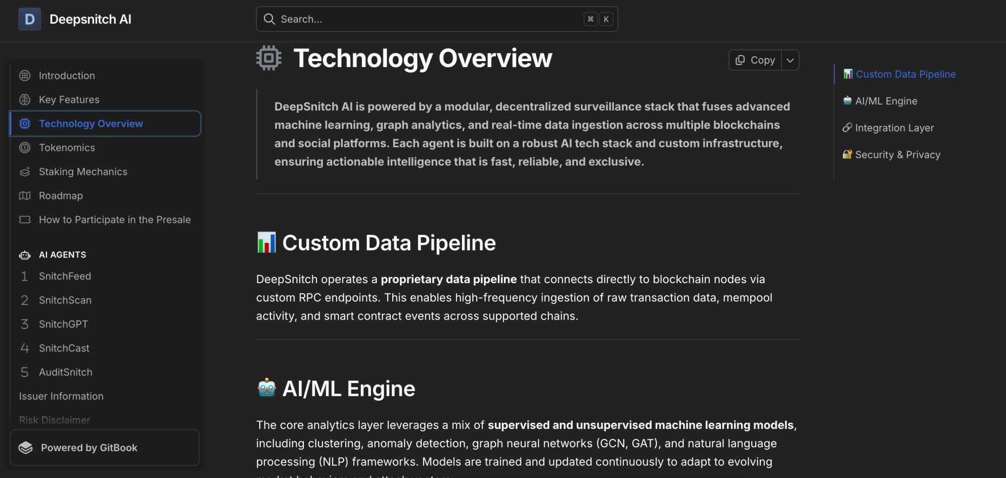 DeepSnitch AI whitepaper