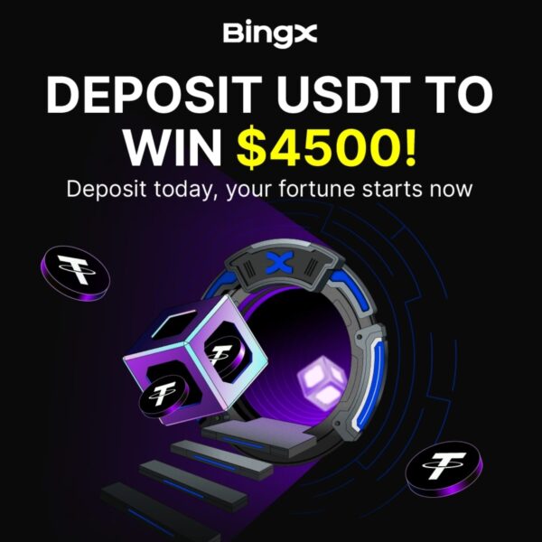 BingX Launches Deposit Bonus Campaign: Win Up to $4,500 in Rewards