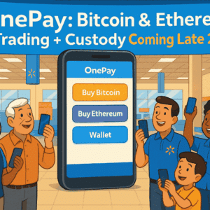 Walmart’s OnePay Set to Add Bitcoin, Ether Trading and Custody