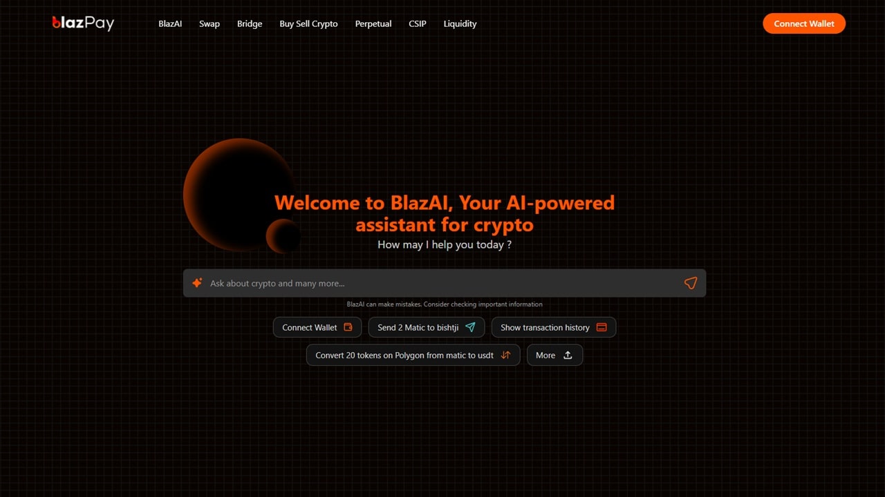 Blazpa DeFi platform