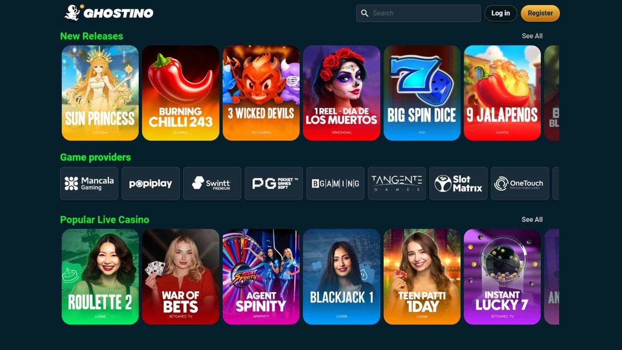 Ghostino Casino bonuses