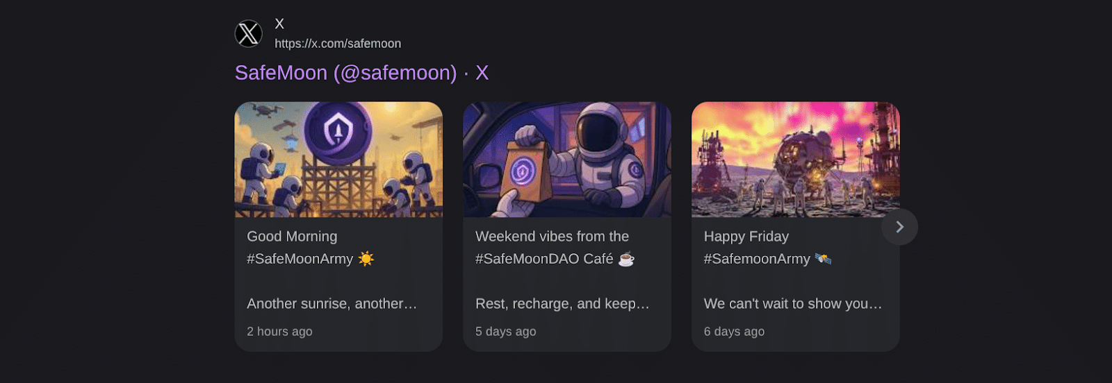 safemoon x posts