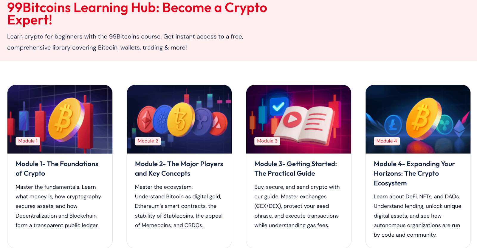 99Bitcoins Launches Free Crypto Course to Onboard the Next Gen