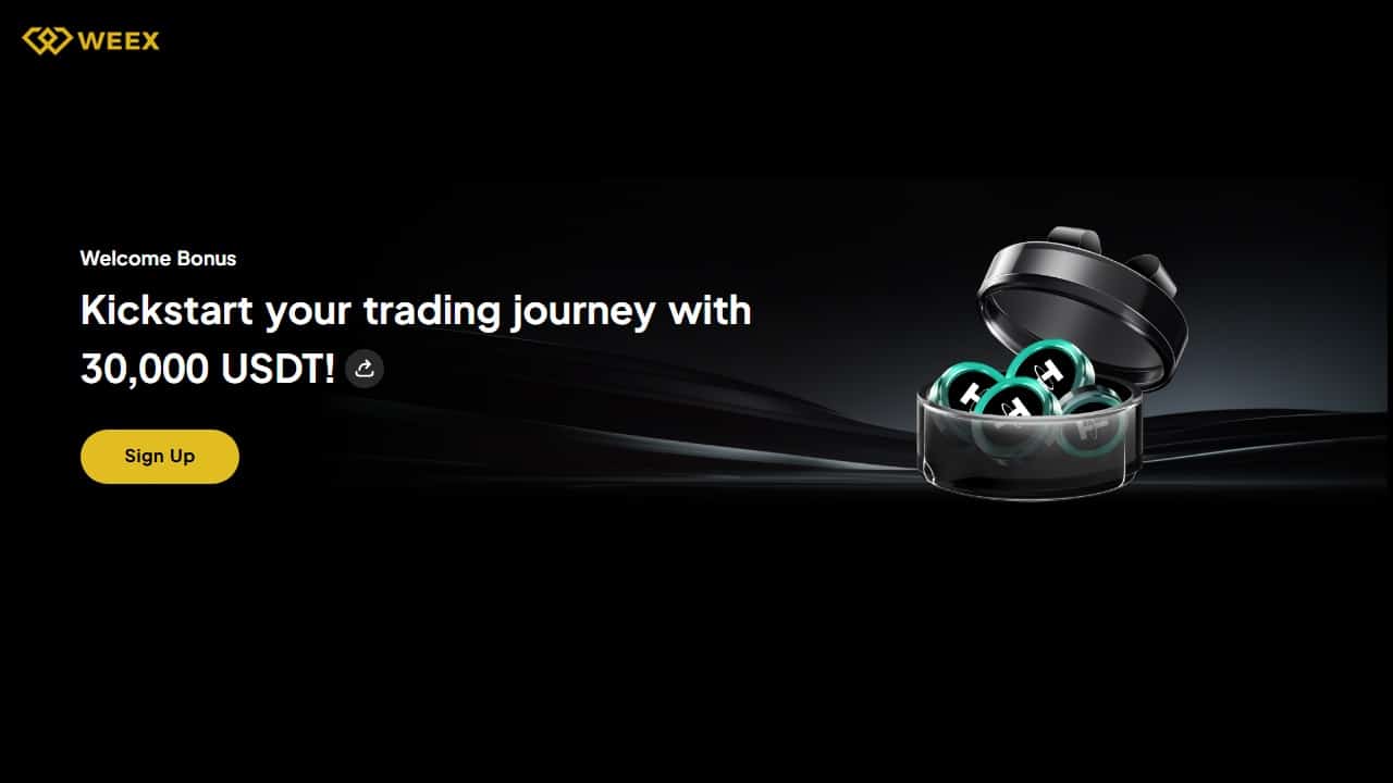 WEEX Launches 50% Futures Bonus on First 100 USDT Deposit — Up to 30,000  USDT in New-User Rewards - 99Bitcoins