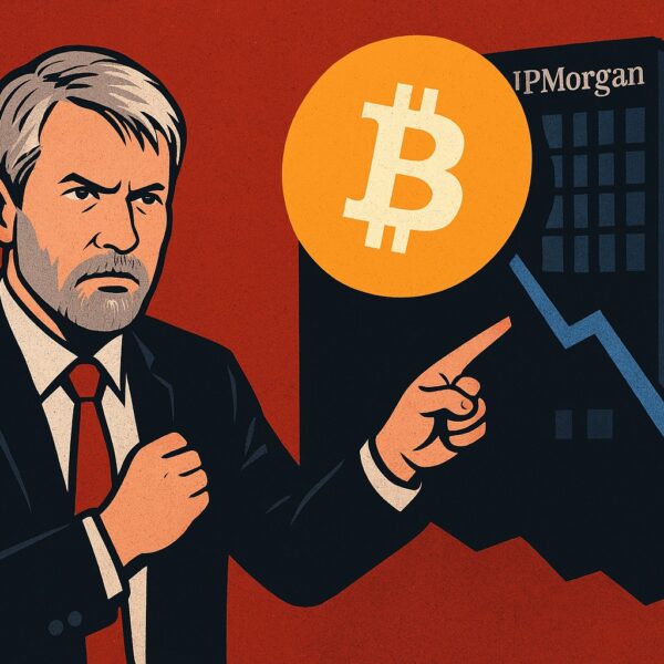 Michael Saylor Just Declared War On JP Morgan: Analyst Says BTC USD Price Facing -50% Drop And Bitcoin News