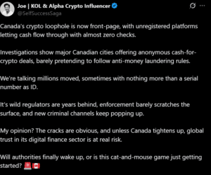 Canadian Crypto Loophole is Font Page News