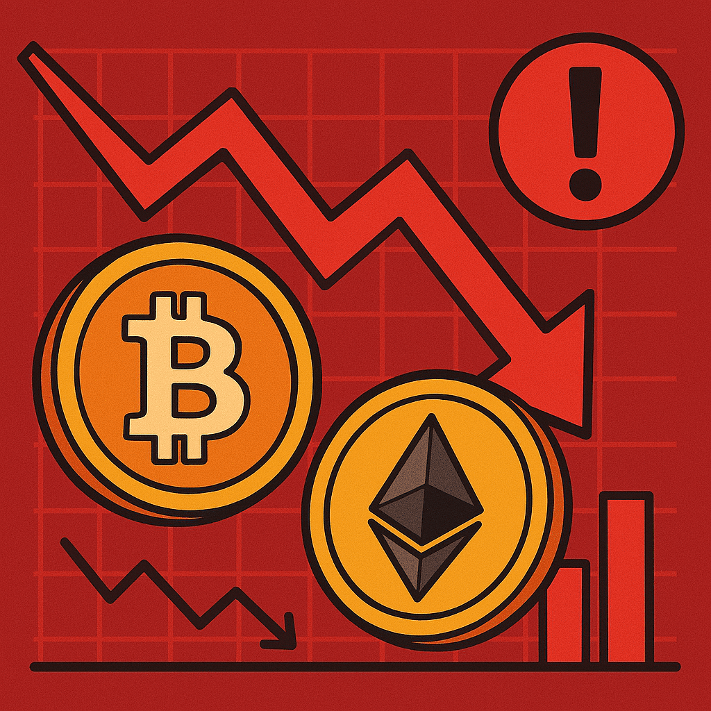 Crypto Update: BTC And ETH Crash To Their Support Levels