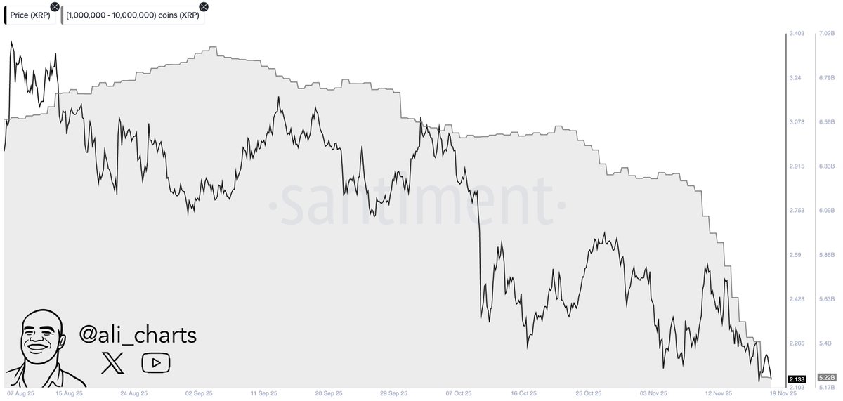 XRP drops under $2 as activity weakens, but a new TD Sequential buy signal hints at possible recovery.
