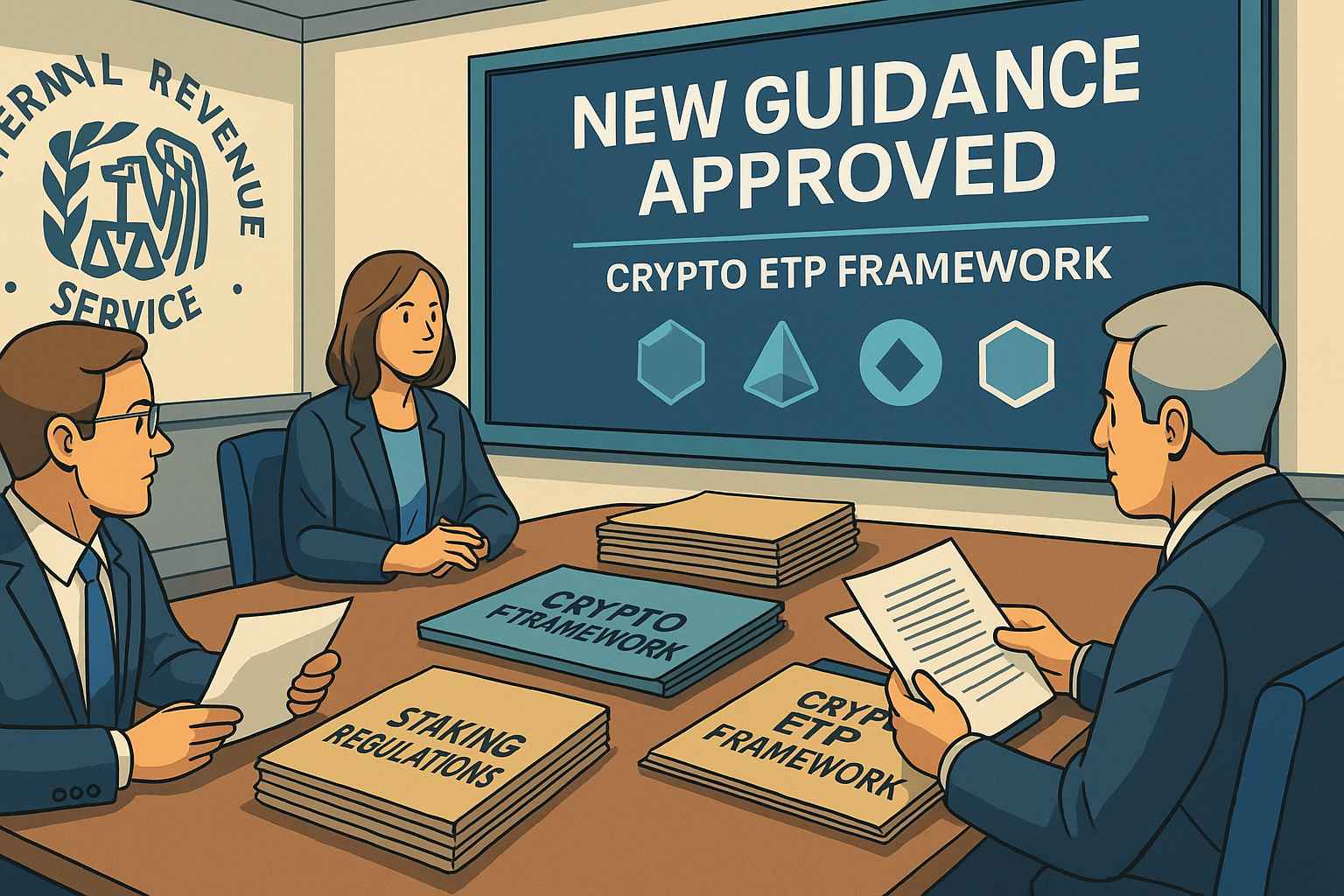 IRS Opens Door to Staking in Crypto ETFs With New Guidance - 99Bitcoins