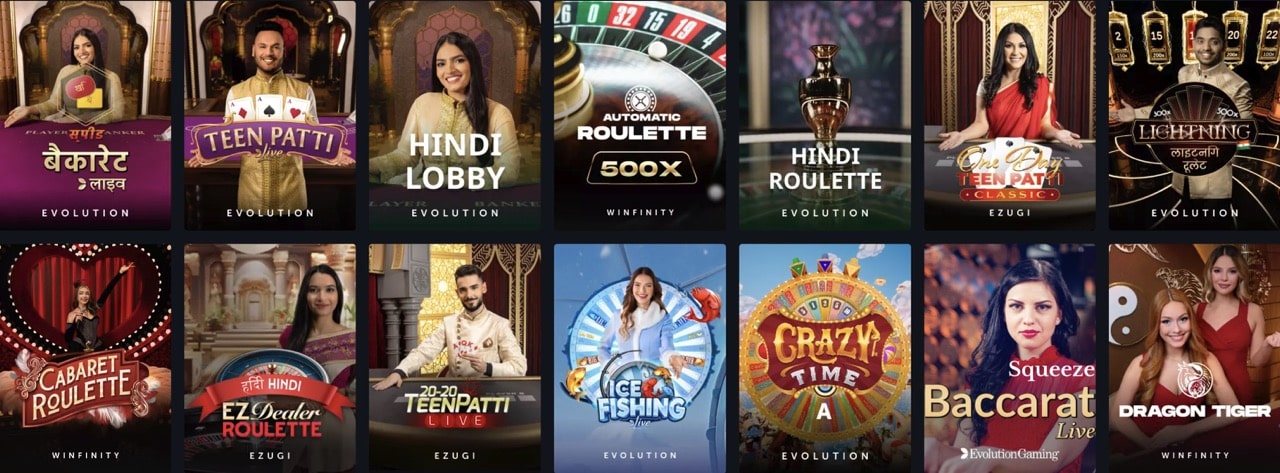 Live Casino on Rakebit