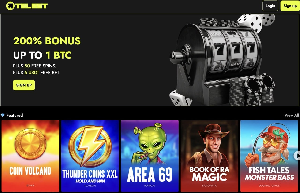 Telbet Casino – Bonuses & Review 2026