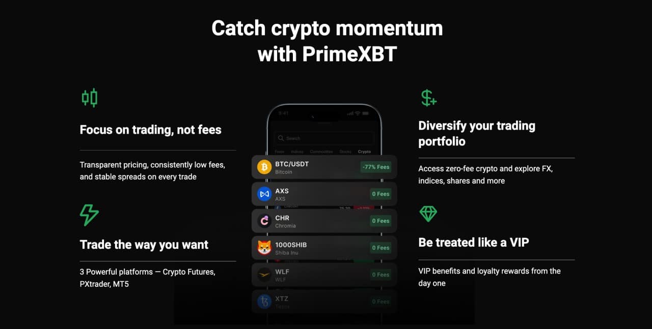 PrimeXBT Unveils Black Friday Deal of 0.01% BTC Trading Fees and Zero Fees  on 29 Crypto Pairs - 99Bitcoins