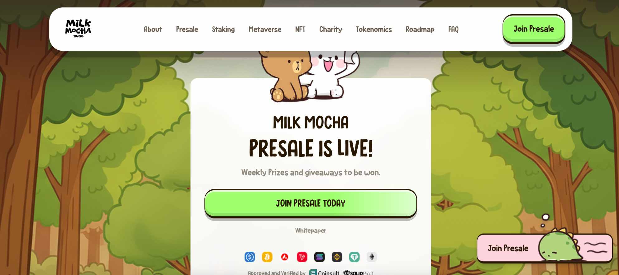 Milk Mocha Token presale