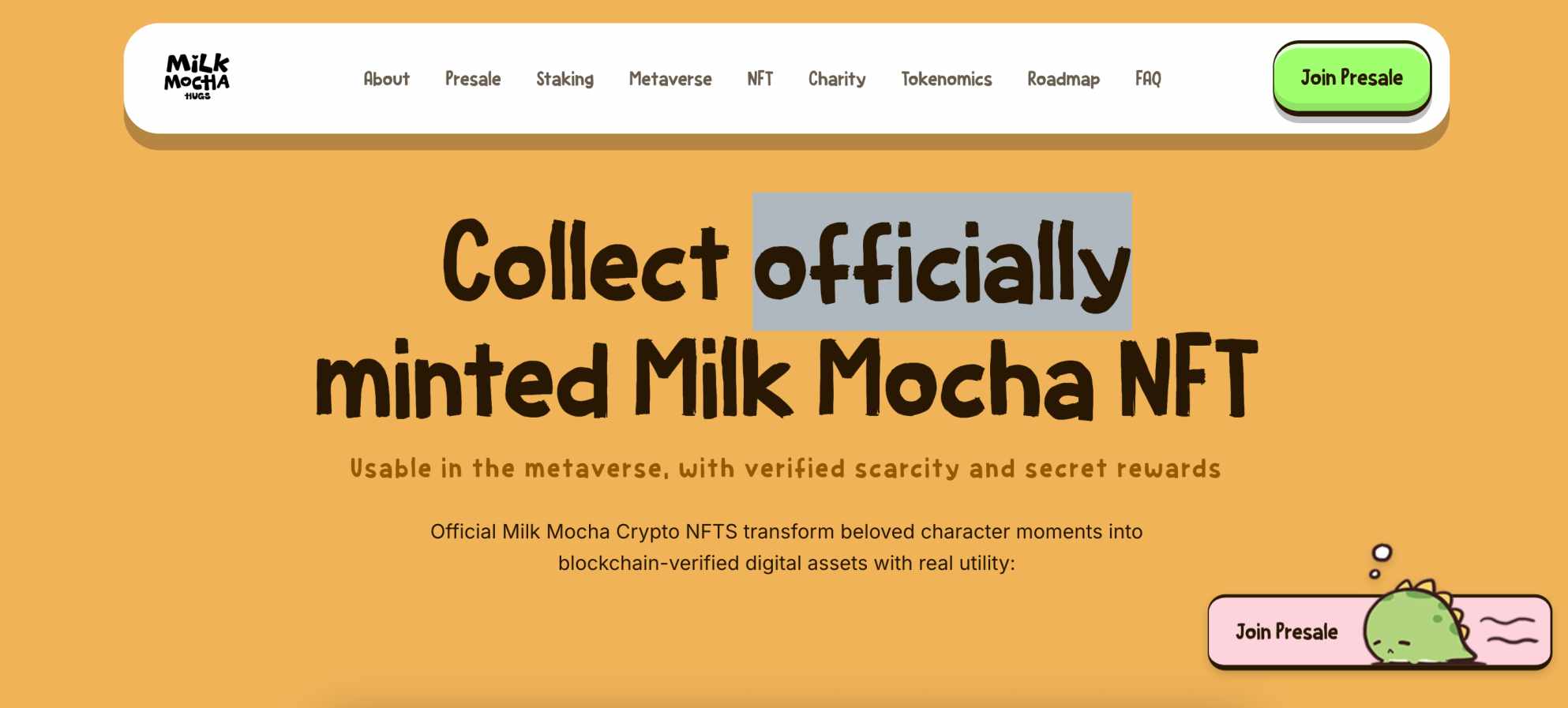 Milk Mocha presale
