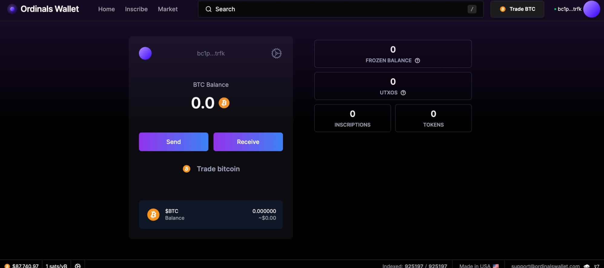 Ordinals Wallet