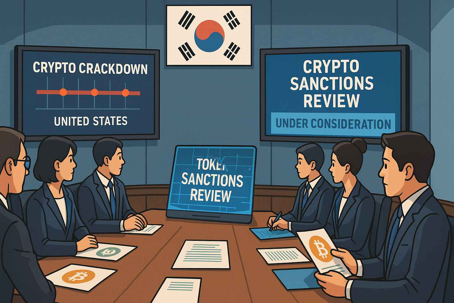 South Korea Reconsiders Crypto Sanctions After U.S. Crackdown - 99Bitcoins