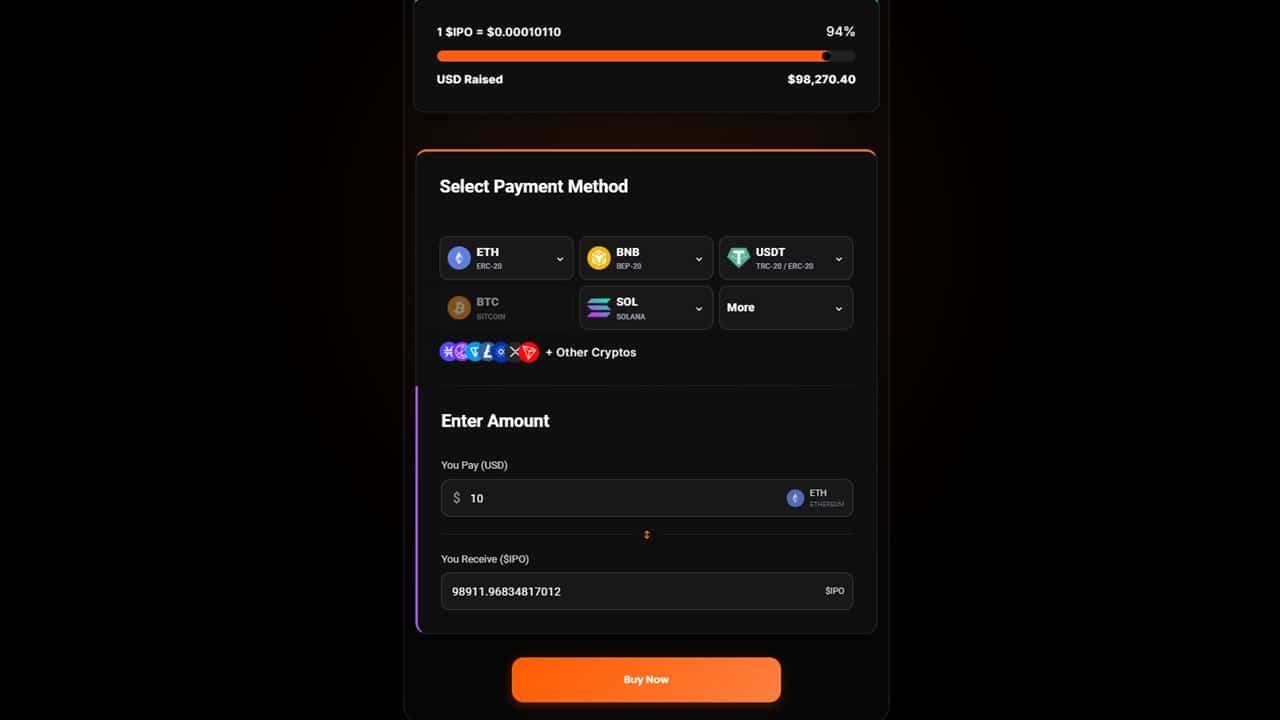 IPO Genie buy tokens