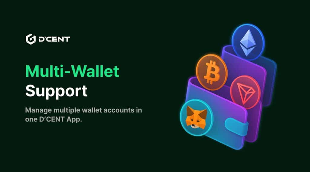 D’CENT Launches Multi-Wallet Support