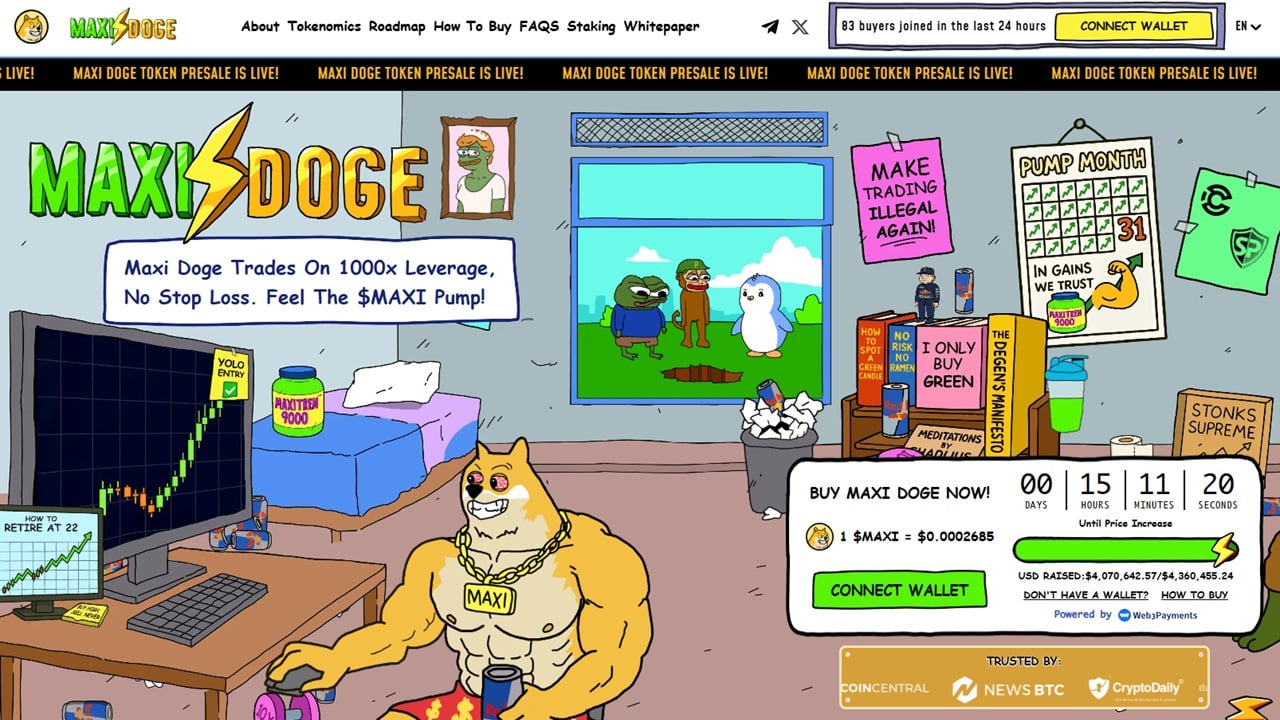 maxi doge presale