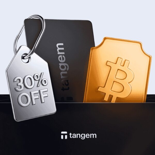 Tangem Launches Its Biggest Black Friday Deal: 30% Off Plus $10 in BTC