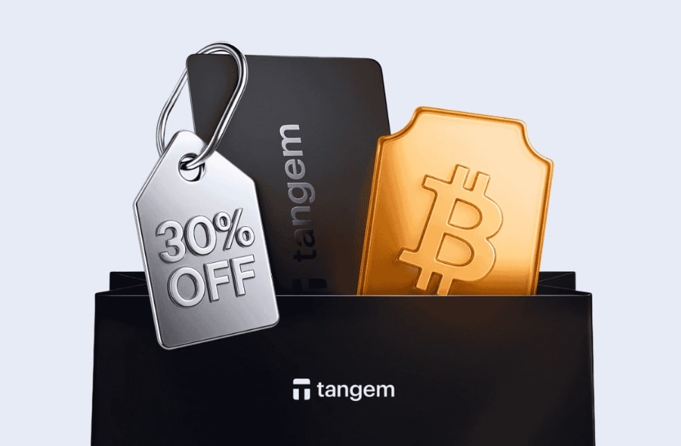 Tangem Launches Its Biggest Black Friday Deal: 30% Off Plus $10 in BTC