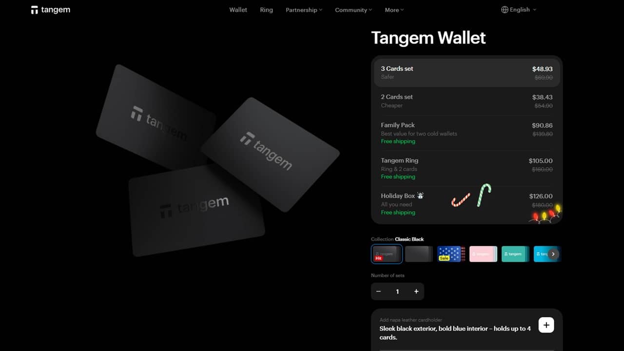 Tangem Launches Exclusive Black Friday Deal: 30% Off + $10 BTC