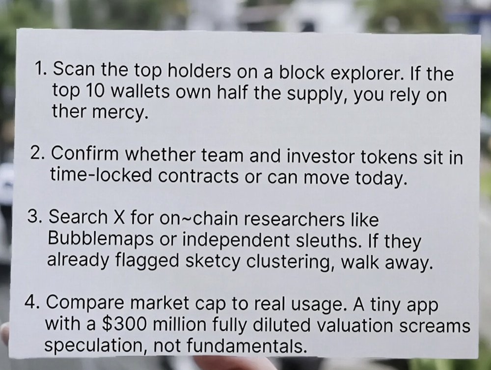 AVA AI crashed more than 96% from its January high, on‑chain analysts reportedly linked around 40% of the supply to “insider” wallets.